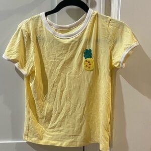 Cat & Jack pineapple tshirt size 14